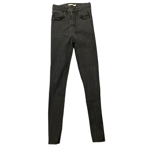 Levi’s Black Mile High Super Skinny Jeans